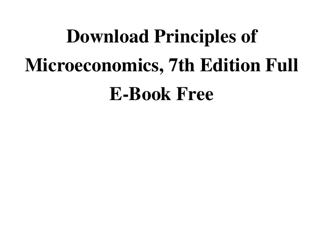 Principles of microeconomics pdf free download for windows